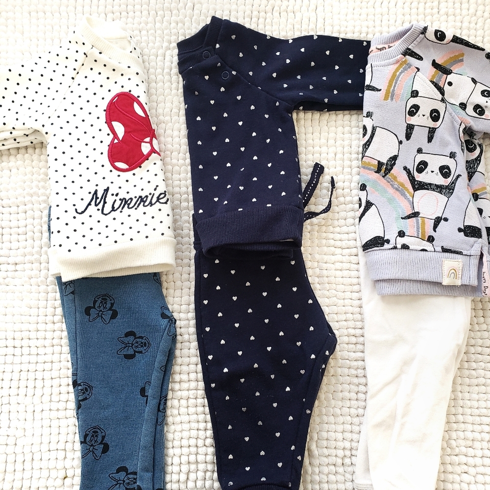 Primark Babygirl Sweatshirt with Matching Pants